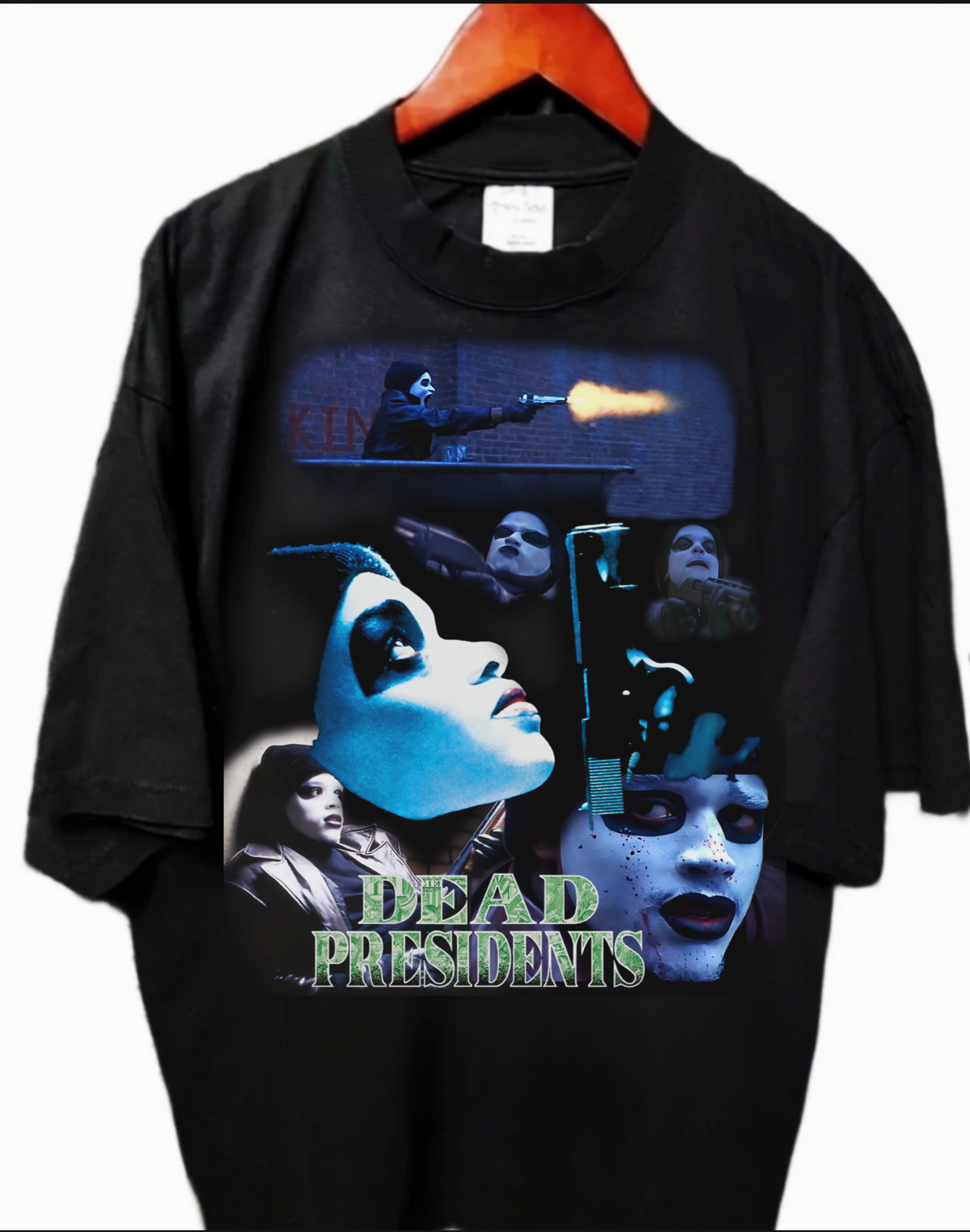 DEAD PRESIDENTS ORIGINAL BOOT ON SHAKA HEAVYWEIGHT GARMET DYED T SHIRT