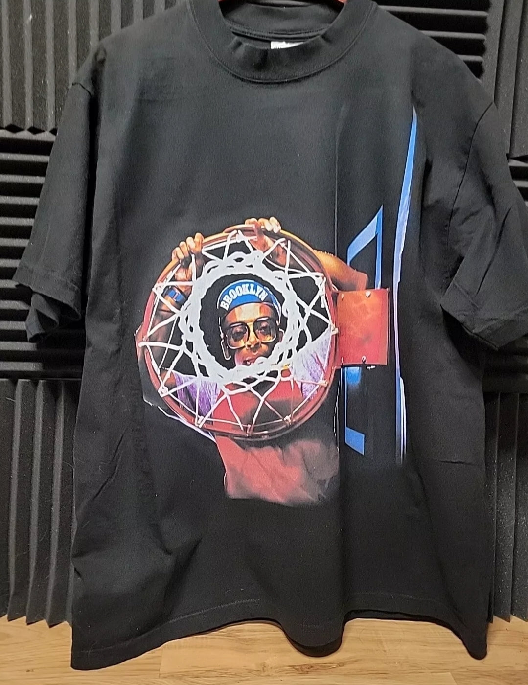 RETRO SPIKE LEE ON SHAKA SUPERMAX HEAVYWEIGHT GARMET DYED T SHIRT
