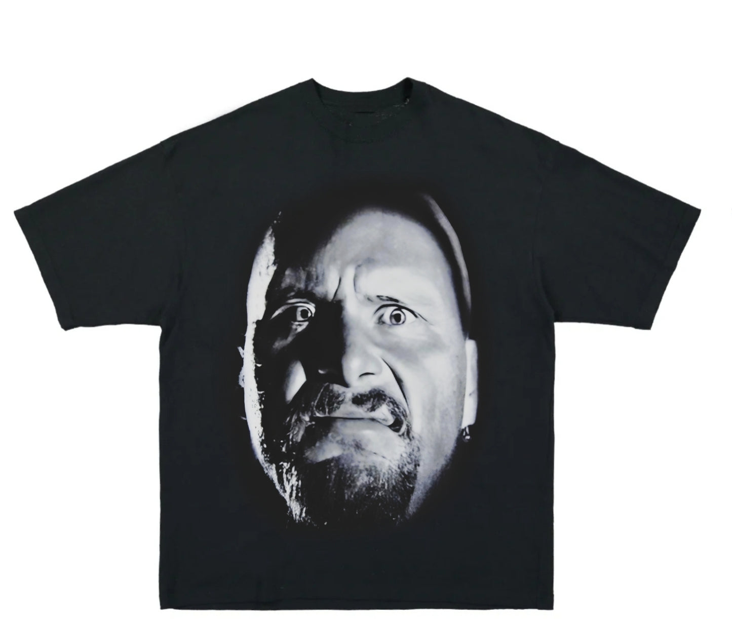 BIG FACE STONE COLD STEVE AUSTIN ON 7.5OZ GARMET DYED T