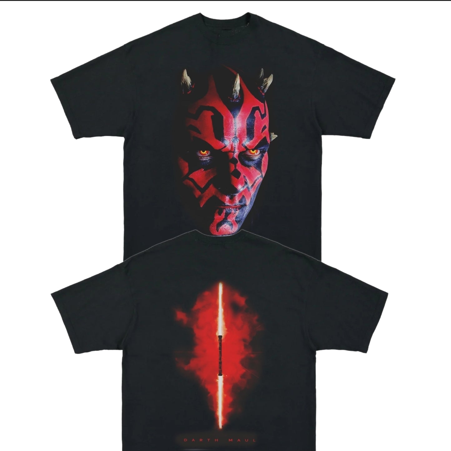 DARTH MAUL ON A SHAKA SUPERMAX HEAVYWEIGHT GARMET DYED T SHIRT