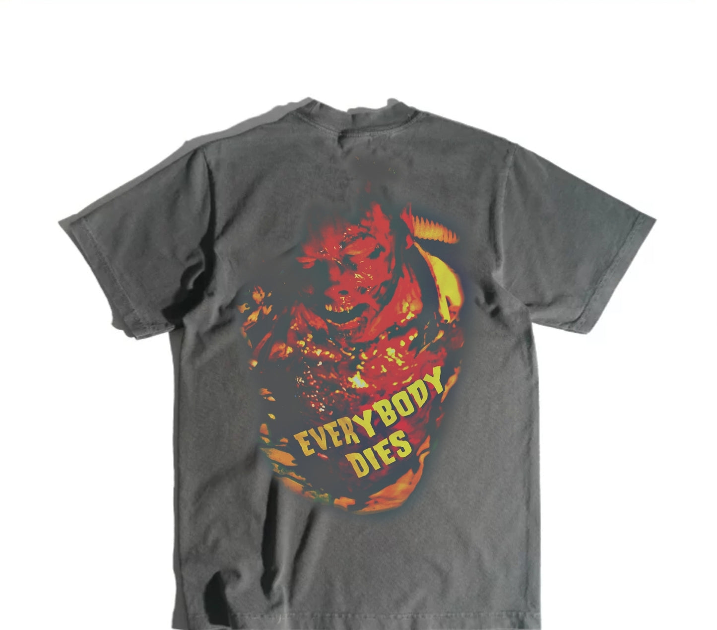 HOUSE OF A 1000 CORPSES ON A SHAKA HEAVYWEIGHT GARMET DYED T SHIRT " MODERN