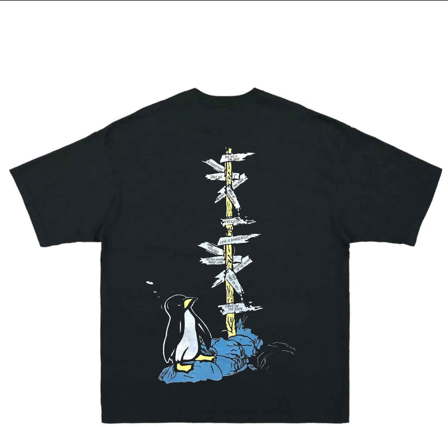 1990 DESIGN Fleetwood Mac Behind The Mask T ON SHAKA HEAVYWEIGHT GARMET DYED T SHIRT "MODERN"