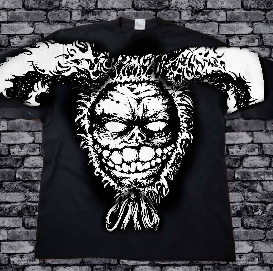 WHITE ZOMBIE CUSTOM ON SHAKA HEAVY GARMET DYED T SHIRT