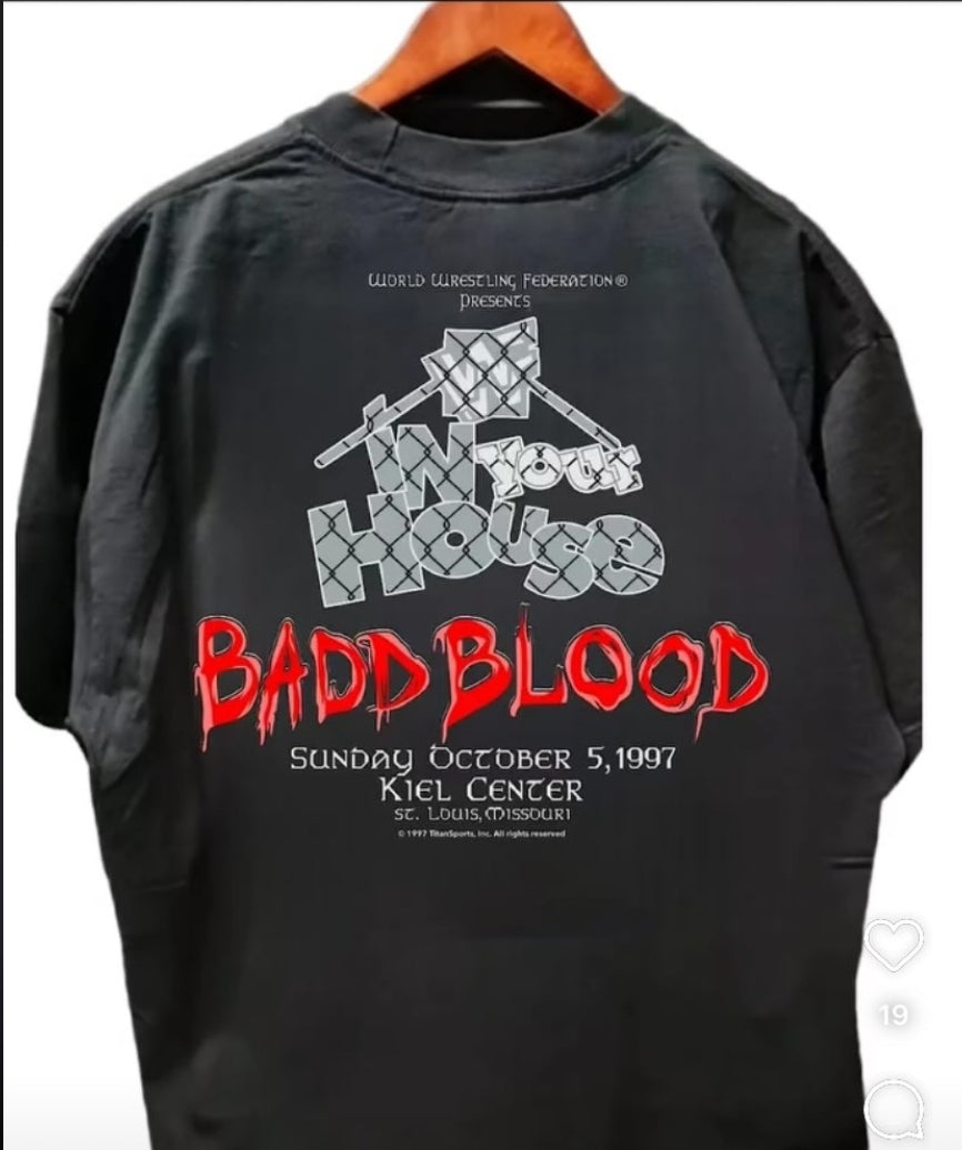 WWF IN YOUR HOUSE MICHAELS vs Undertaker BAD BLOOD ON SHAKA HEAVY WRESTLING