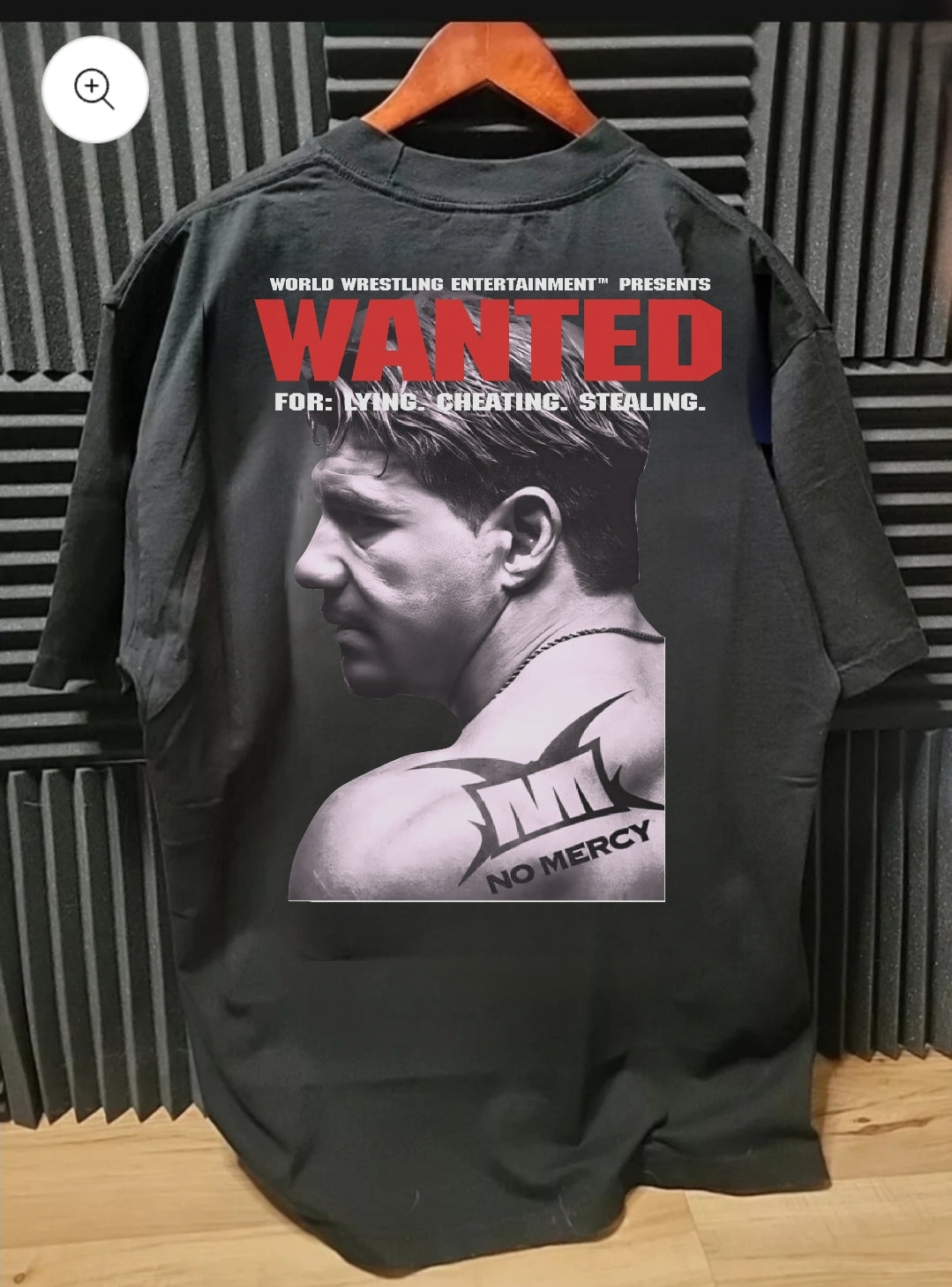 WANTED LICENCE TO STEAL LATINO HEAT ON SHAKA HEAVY GARMET DYED T SHIRT
