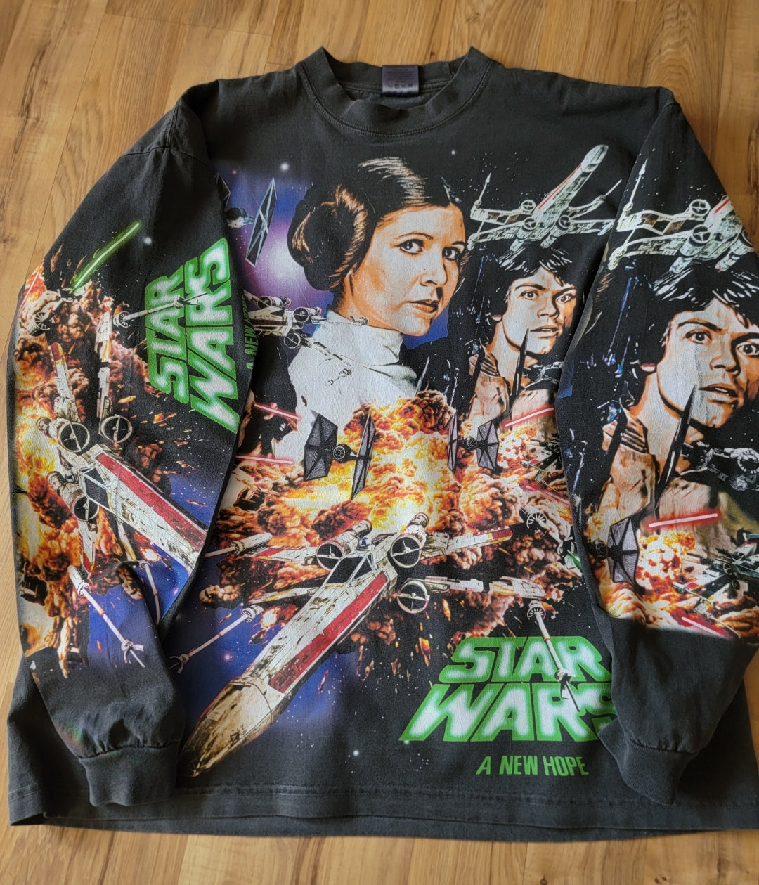STAR WARS LONGSLEEVE ON SHAKA HEAVYWEIGHT "movie"
