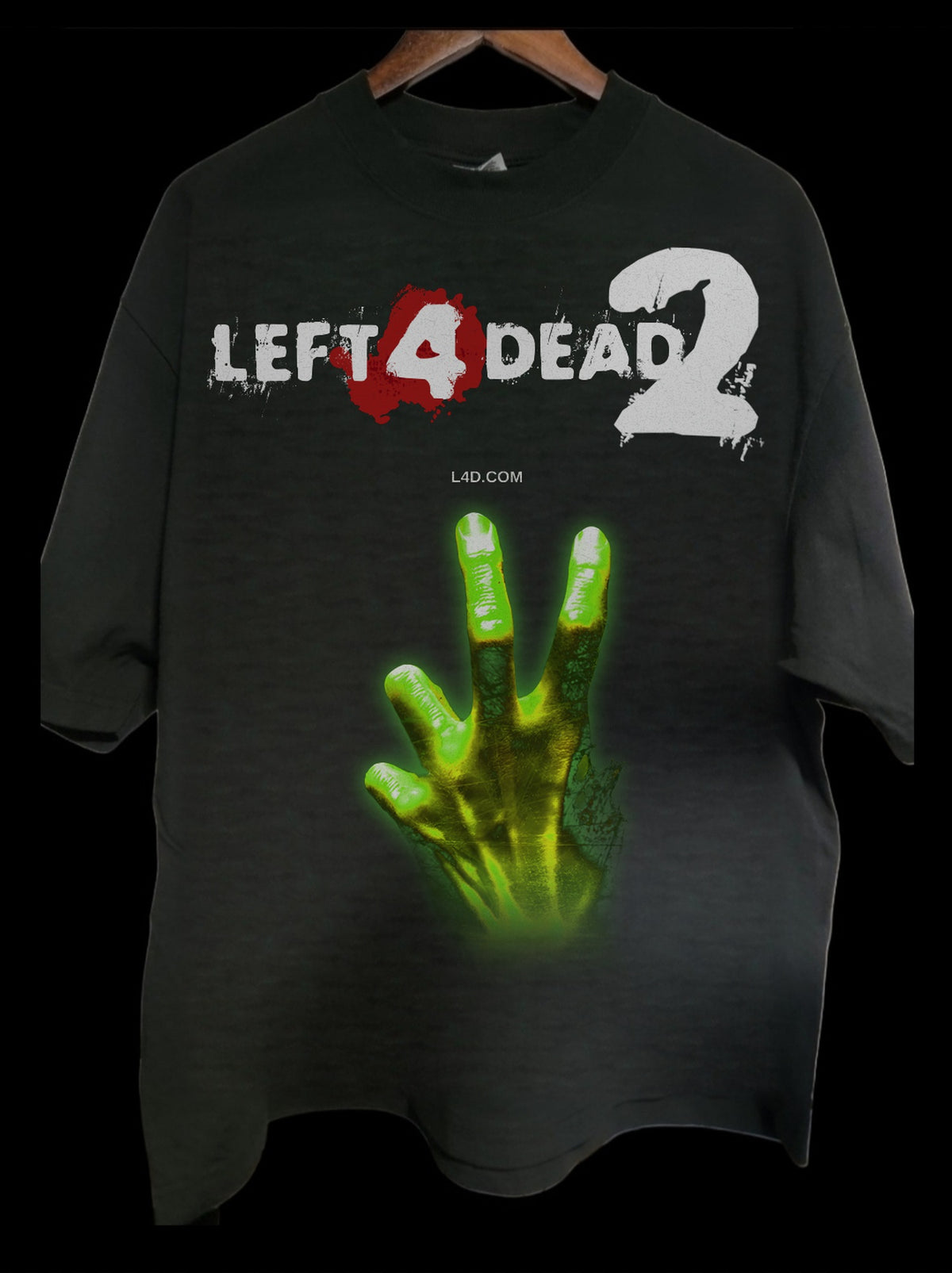 2009 Left 4 Dead 2 heavyweight t-shirt front