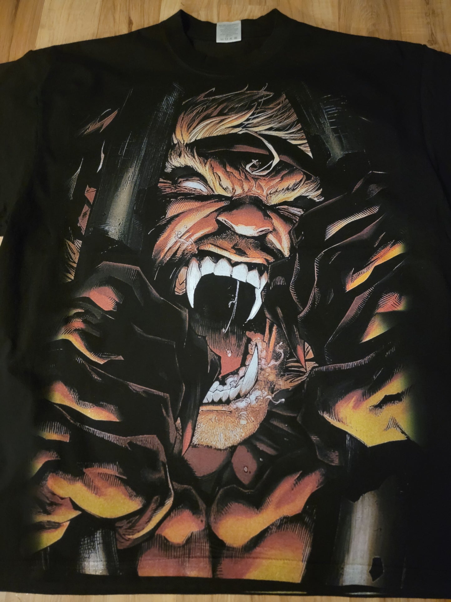 SABRETOOTH LOCKDOWN ON SHAKA HEAVYWEIGHT GARMET DYED T SHIRT