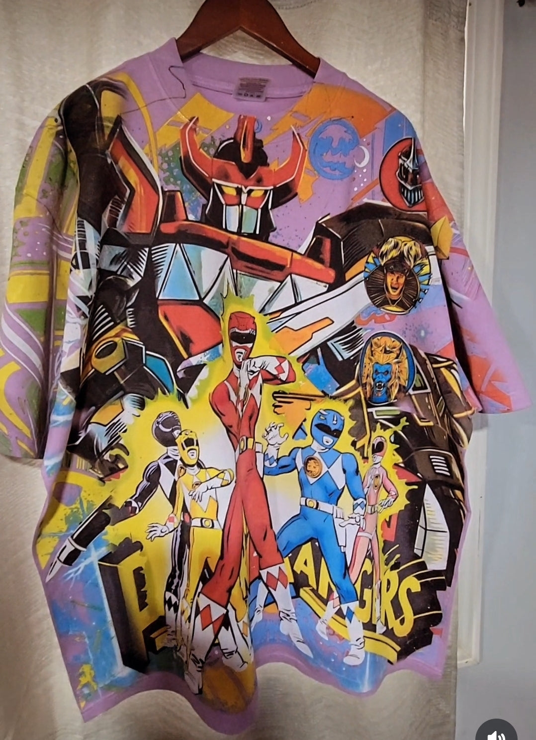 SZ 2 XL PASTEL POWER RANGER