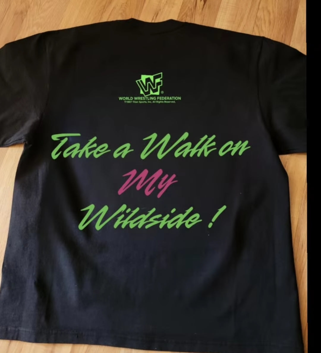 SABLE TAKE A WALK ON MY WILD SIDE ! ON SHAKA HEAVEY GARMET DYED " WRESTLING