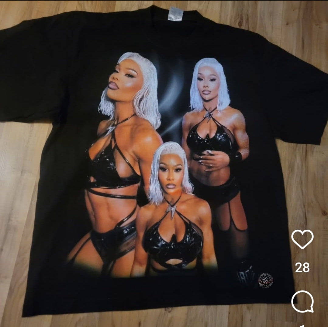 JADE ON HEAVYWEIGHT GARMET DYED T SHIRT