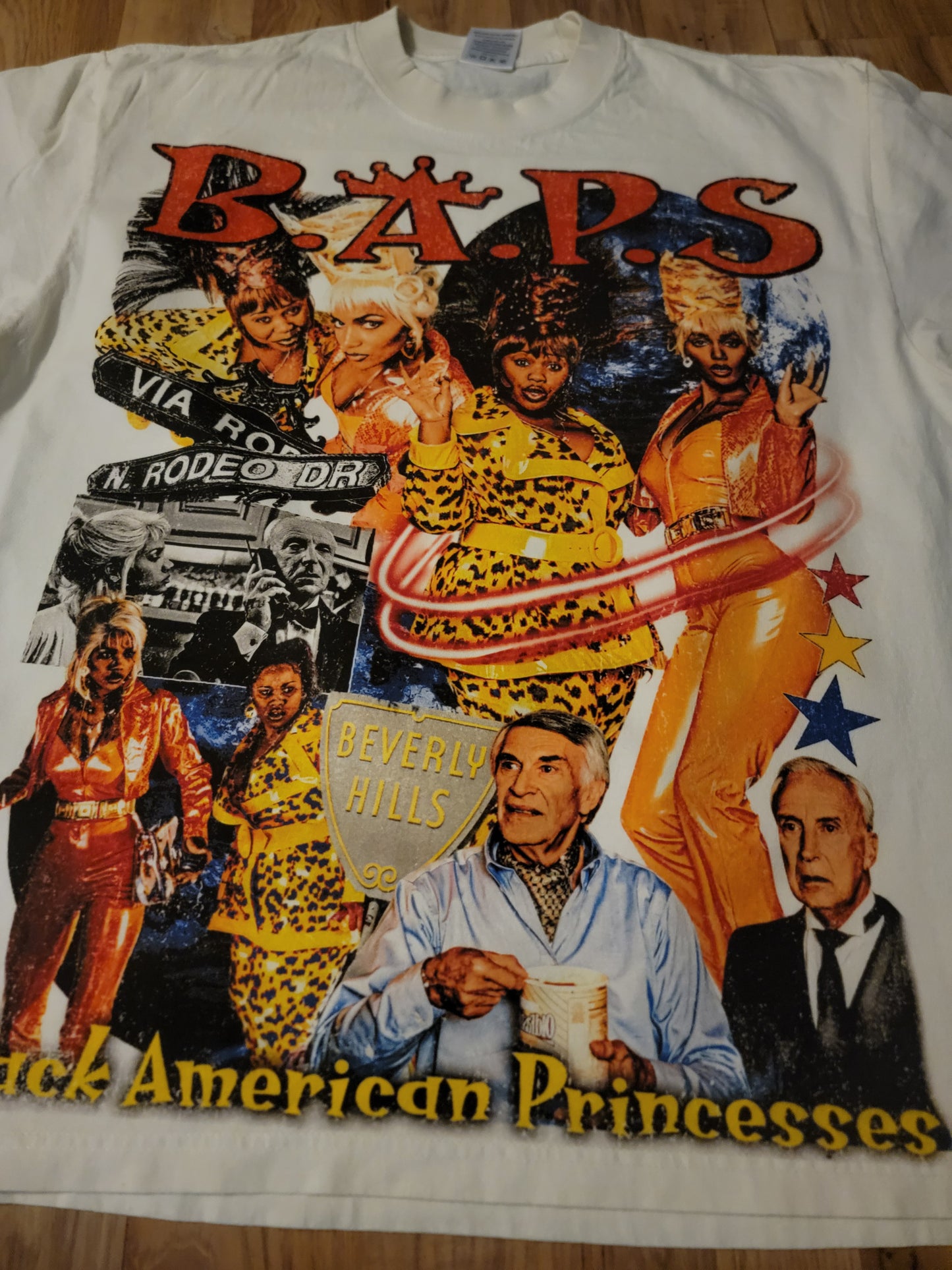 BAPS ON SHAKA HEAVY GARMET DYED T SHIRT " MOVIE