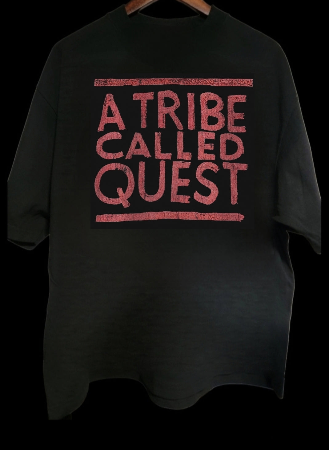 1991 Tribe Called Quest Low End Theory T-Shirt Black ON SHAKA HEAVYWEIGHT