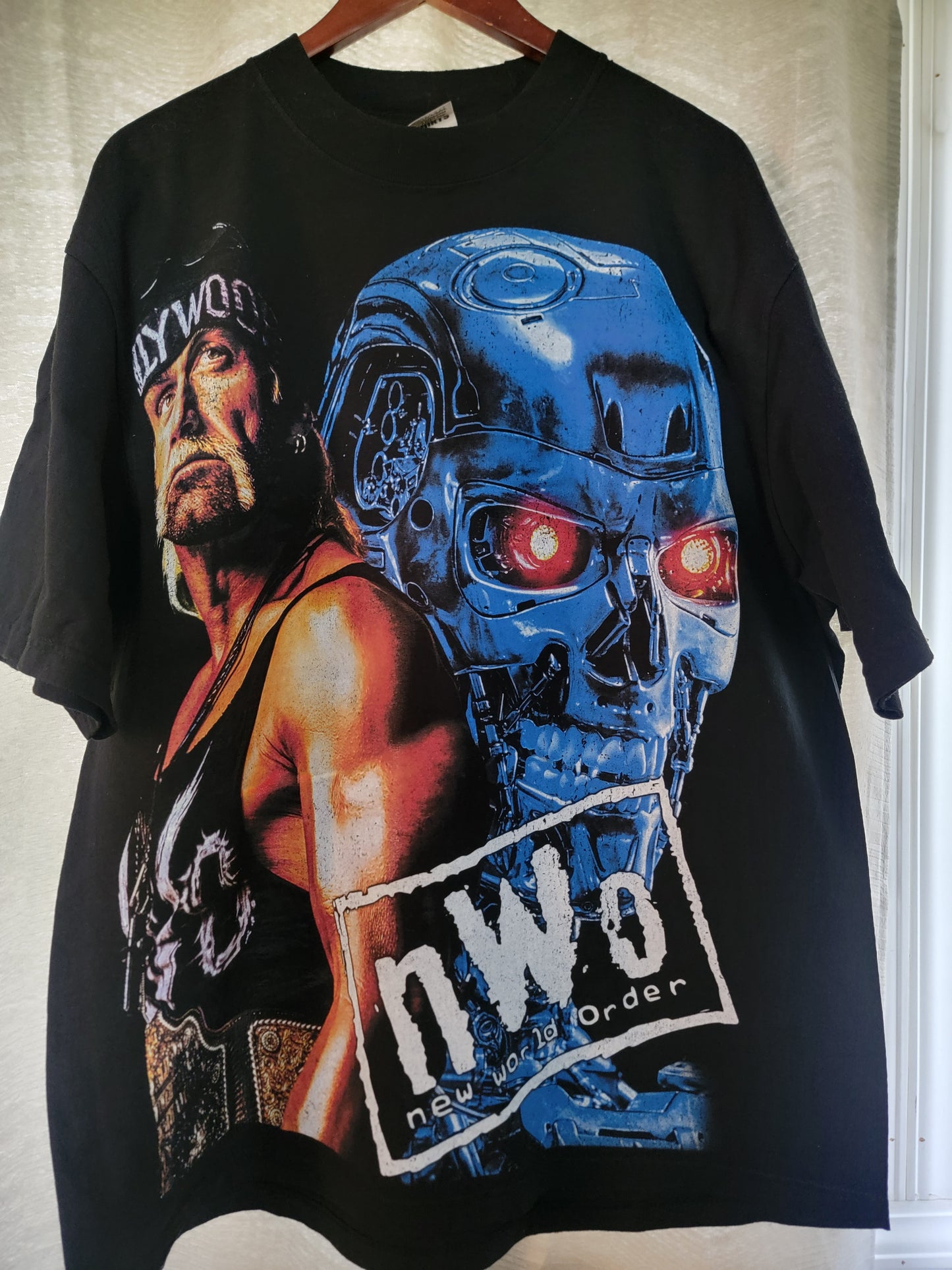 HOLLYWOOD HOGAN NWO TERMINATOR (FRONT & Back PRINT)