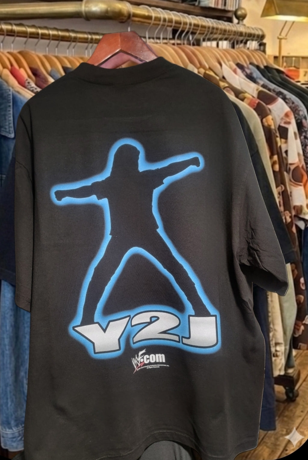 Chris Jericho Y2J WWE Shut The Hell Up ON Premium HEAVY GARMET DYED