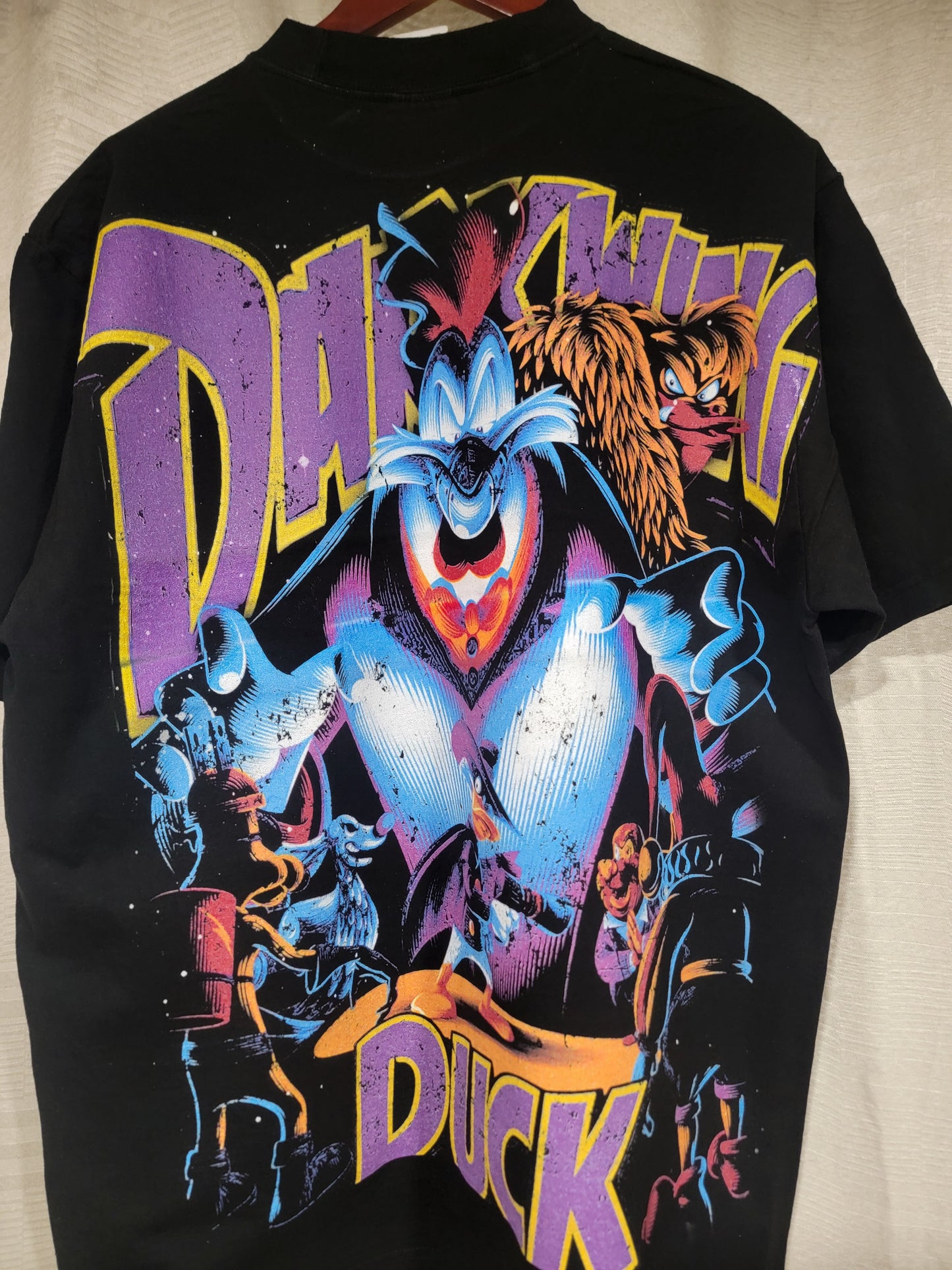 DARKWING DUCK ON SHAKA HEAVYWEIGHT GARMET DYED T SHIRT