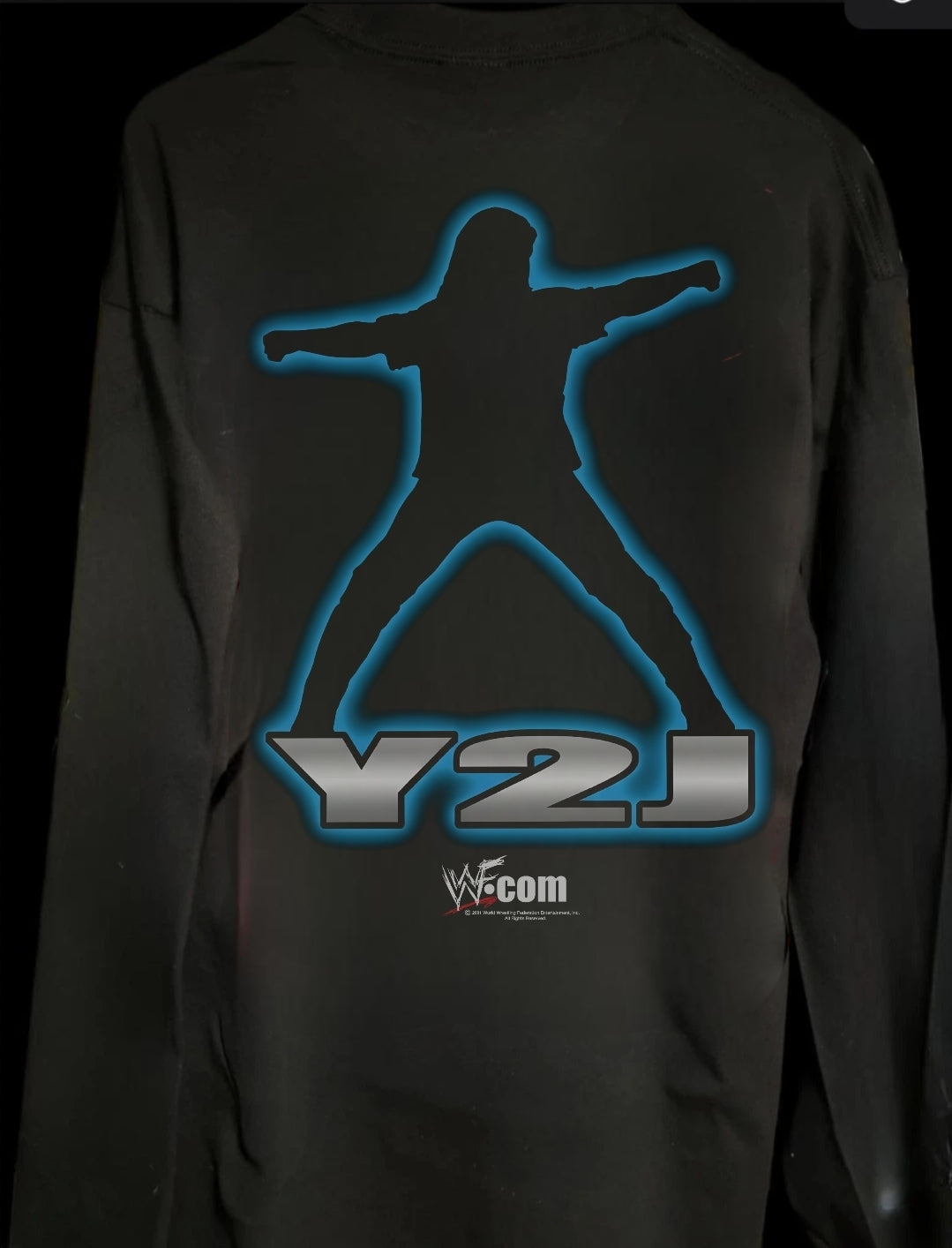 Chris Jericho Y2J WWE Shut The Hell Up Long Sleeve HEAVYWEIGHT SHIRT (wrestling