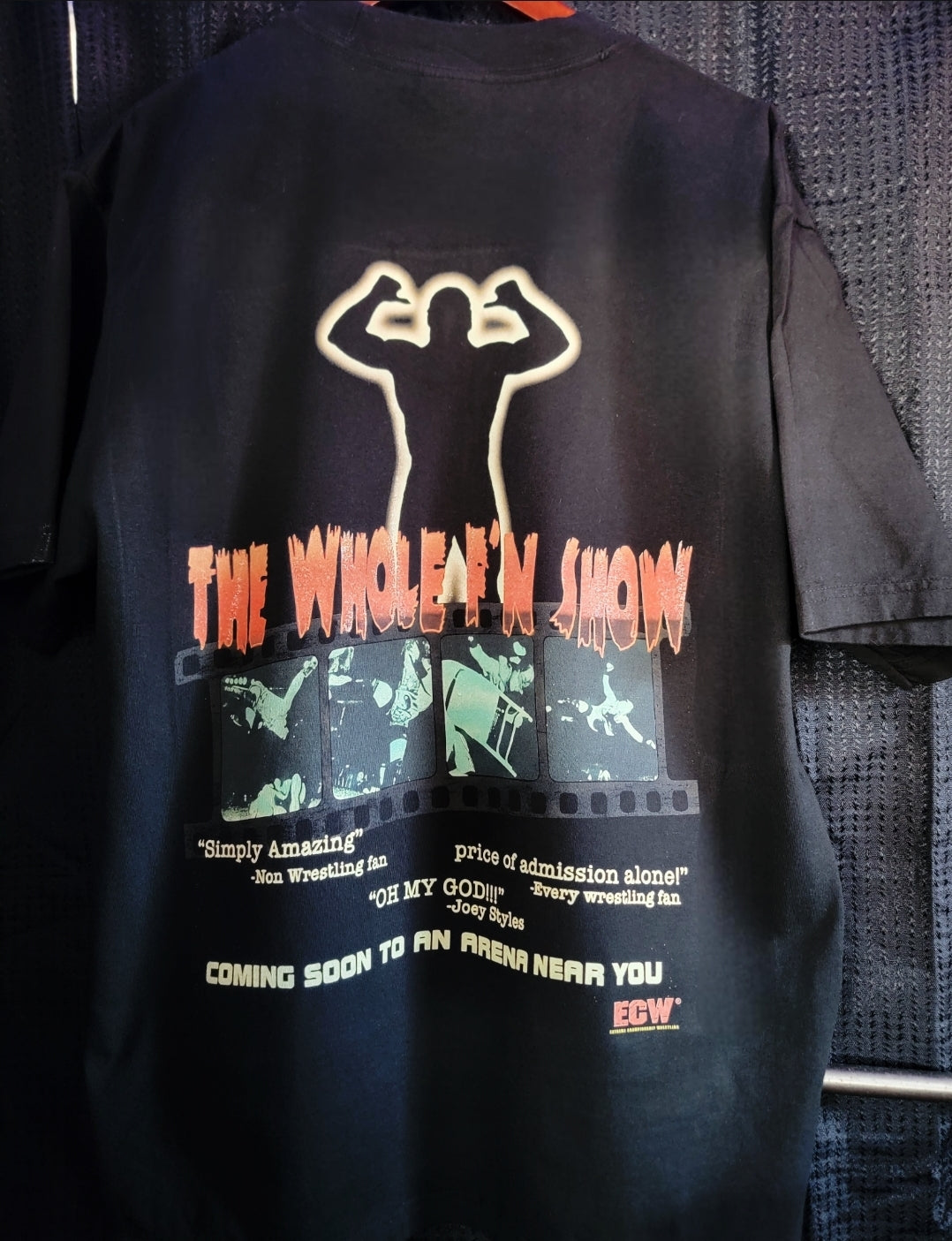 ROB VAN DAM THE WHOLE FKN SHOW ON SHAKA HEAVY GARMET DYED T (Wrestling