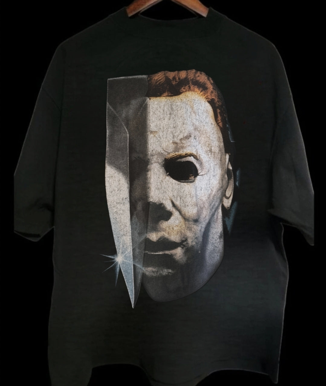 Retro HALLOWEEN PROMO ON SHAKA HEAVYWEIGHT T SHIRT "MODERN