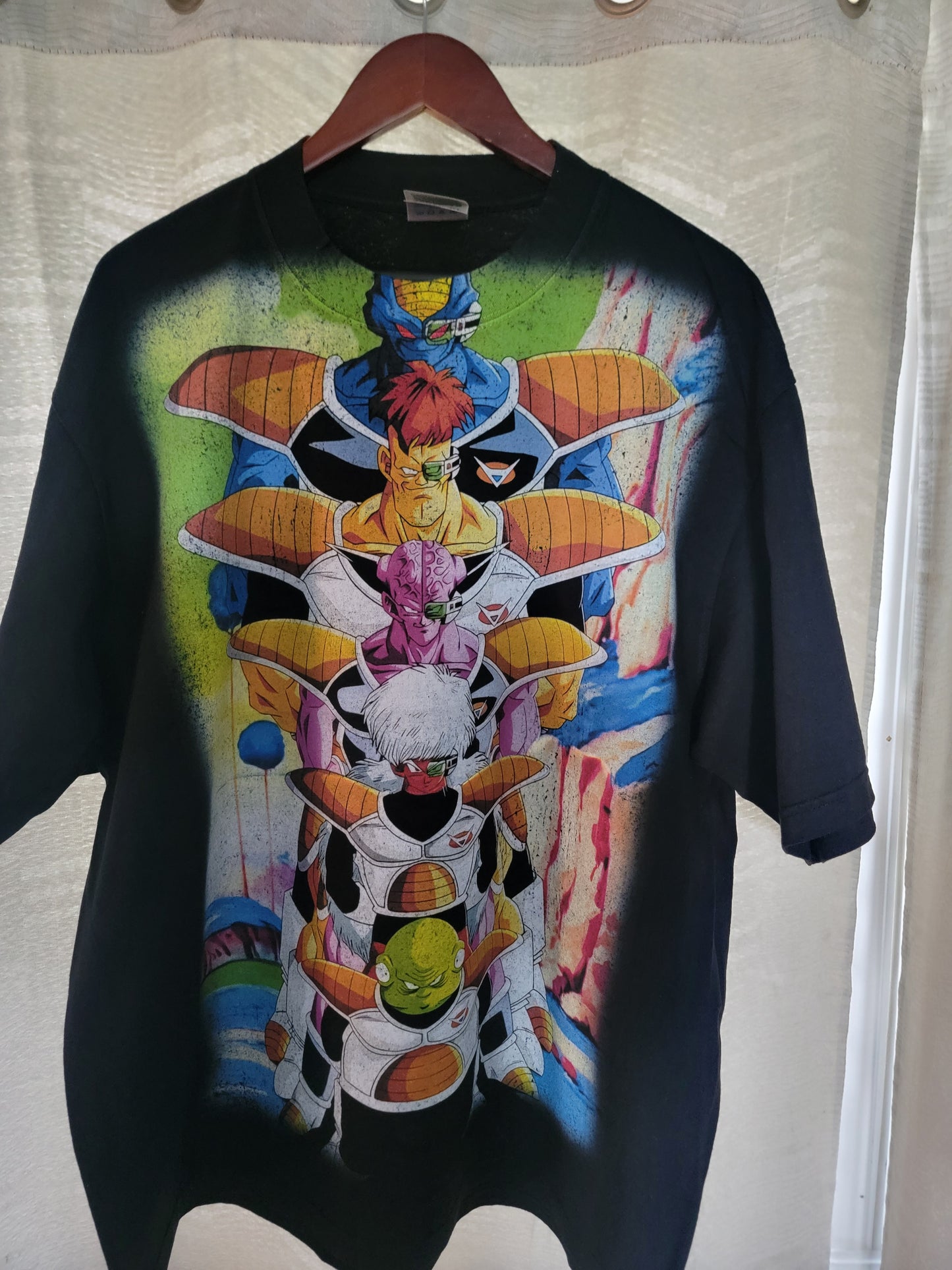 GINYU FORCE DRAGON BALL Z ON SHAKA HEAVYWEIGHT GARMET DYED T SHIRT, Big print