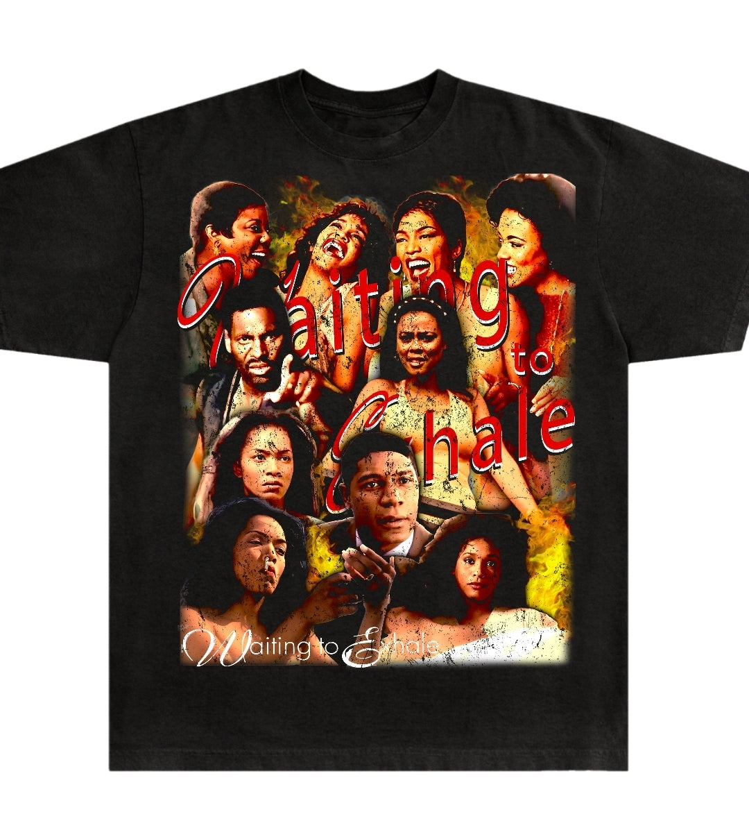 Waiting to Exhale ON SHAKA HEAVYWEIGHT GARMET DYED T SHIRT