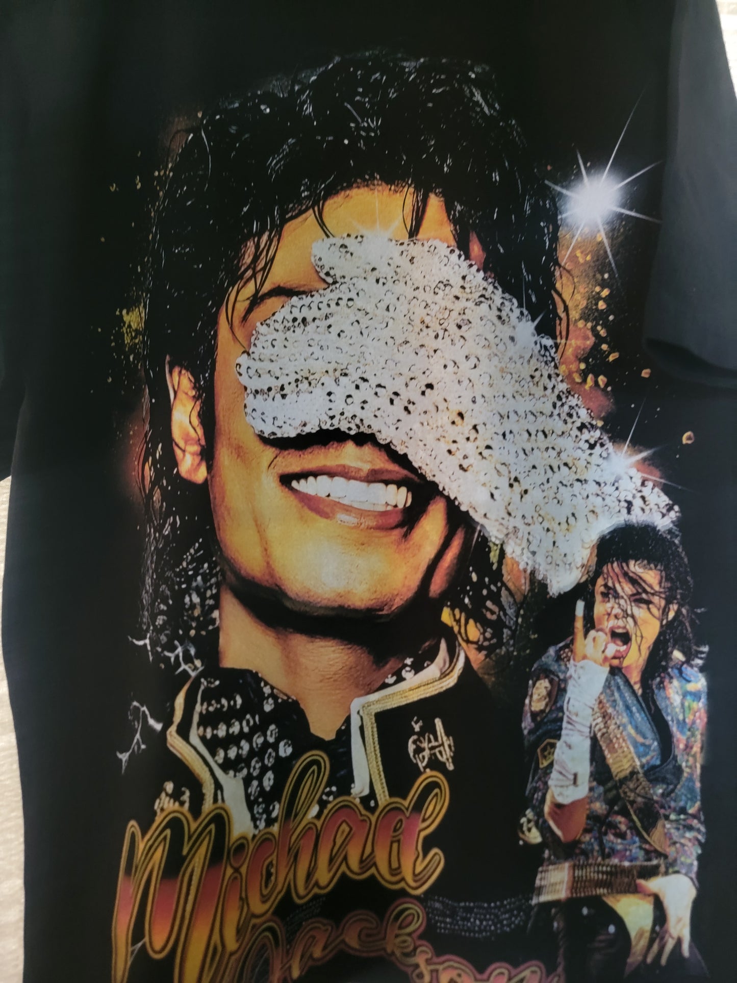Michael Jackson ON SHAKA HEAVY GARMET DYED T shirt
