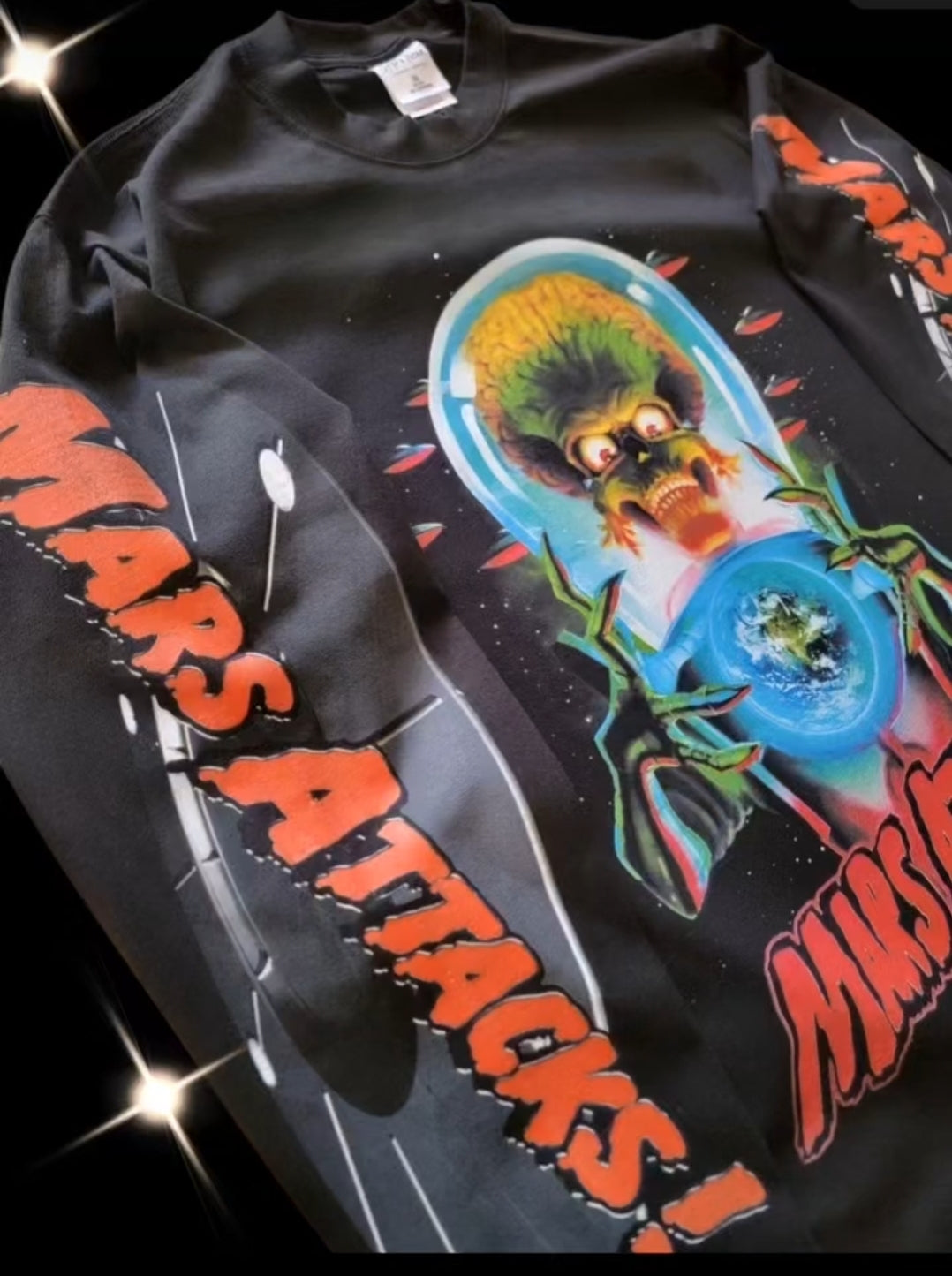 LONGSLEEVE Mars attacks ON HEAVYWEIGHT SHIRT