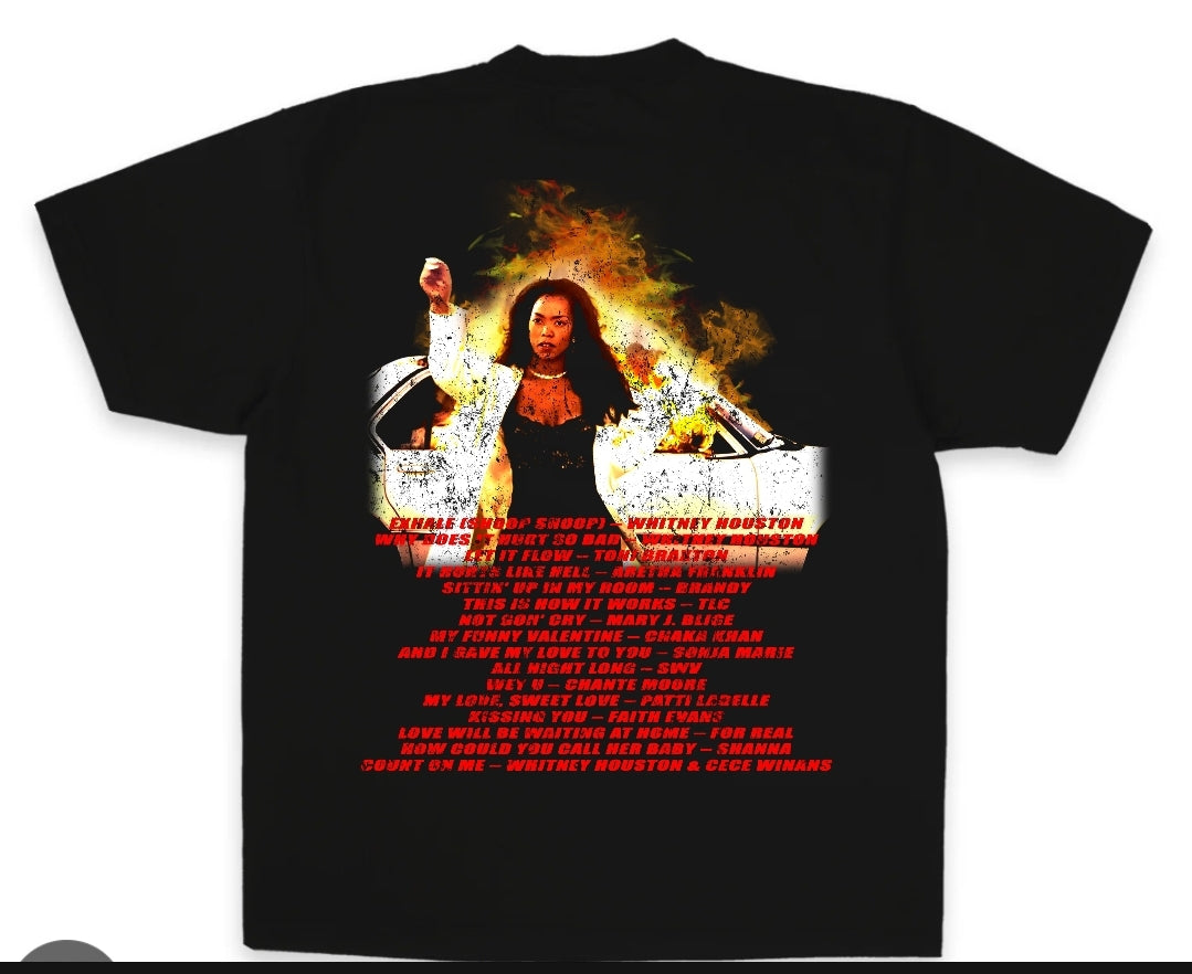 Waiting to Exhale ON SHAKA HEAVYWEIGHT GARMET DYED T SHIRT
