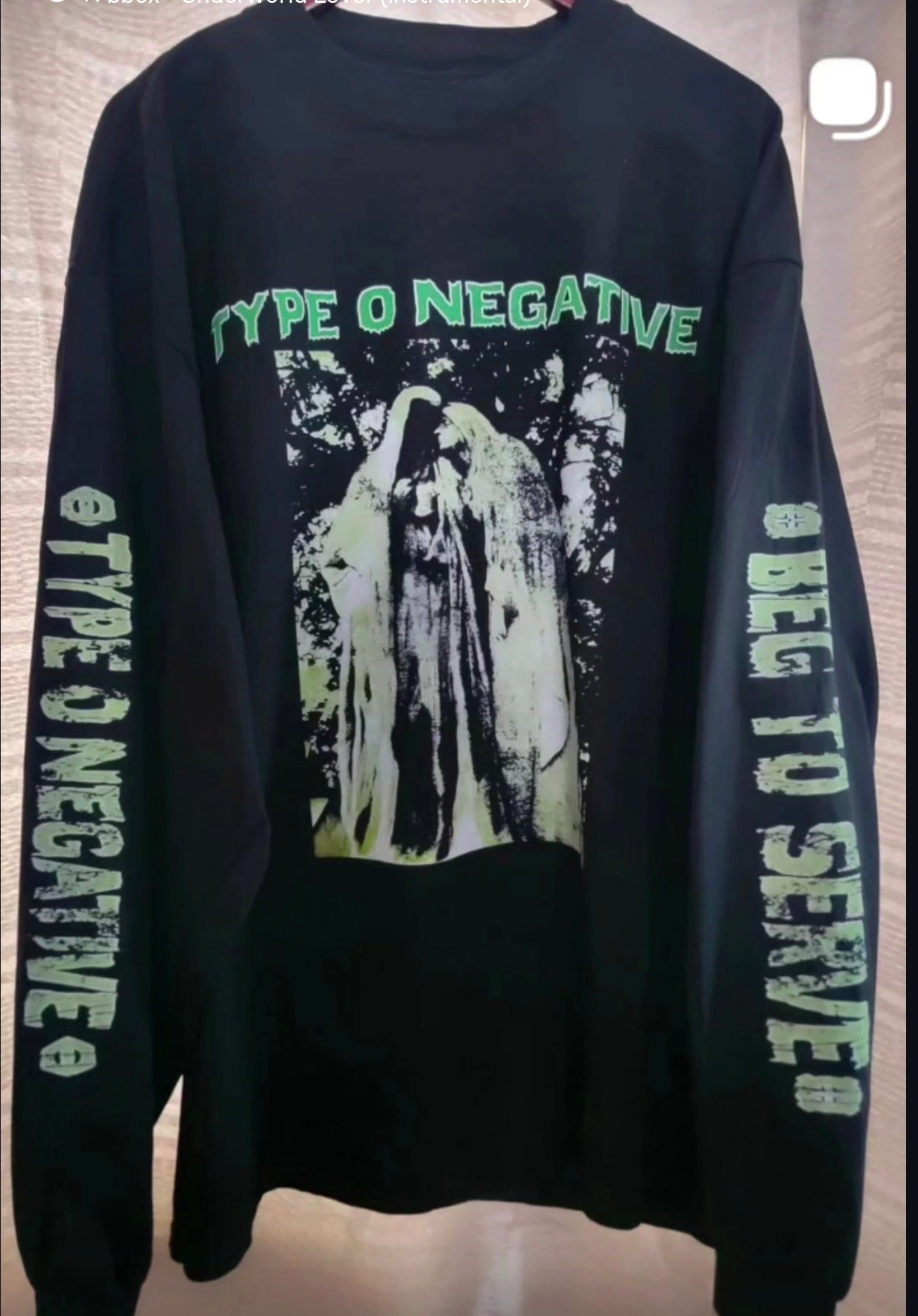 SZ 5XL TYPE O TRAGICAL MISERY TOUR LONG SLEEVE