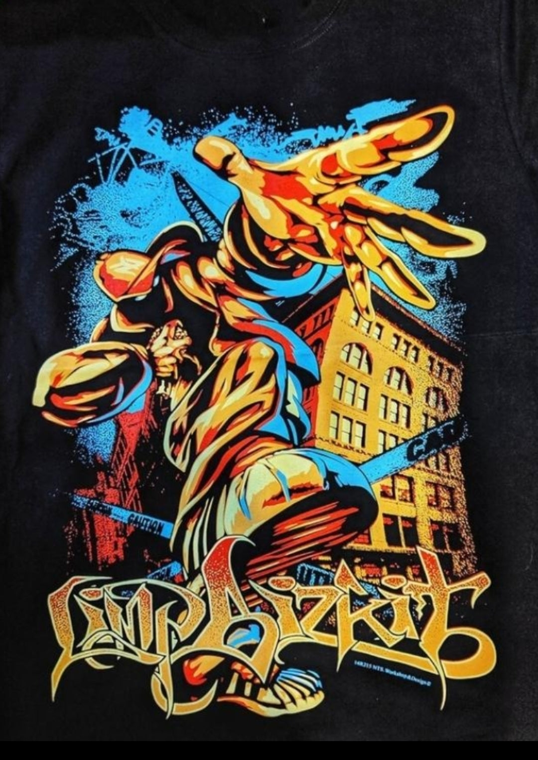 LIMPBIZKIT ON SHAKA HEAVYWEIGHT GARMET DYED T SHIRT