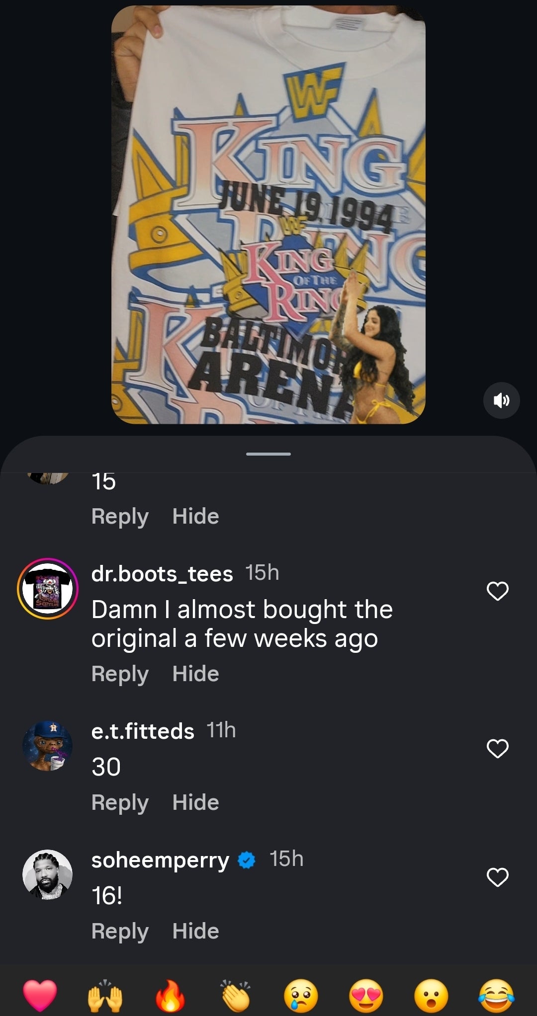 KING OF THE RING ON SHAKA HEAVY GARMET DYED T