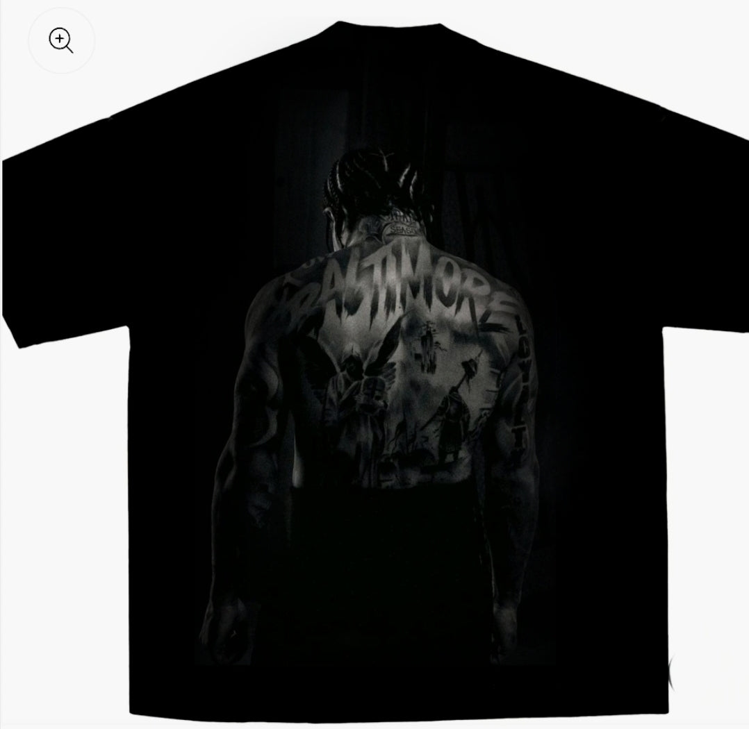 TANK DAVIS ON SHAKA HEAVYWEIGHT GARMET DYED T SHIRT