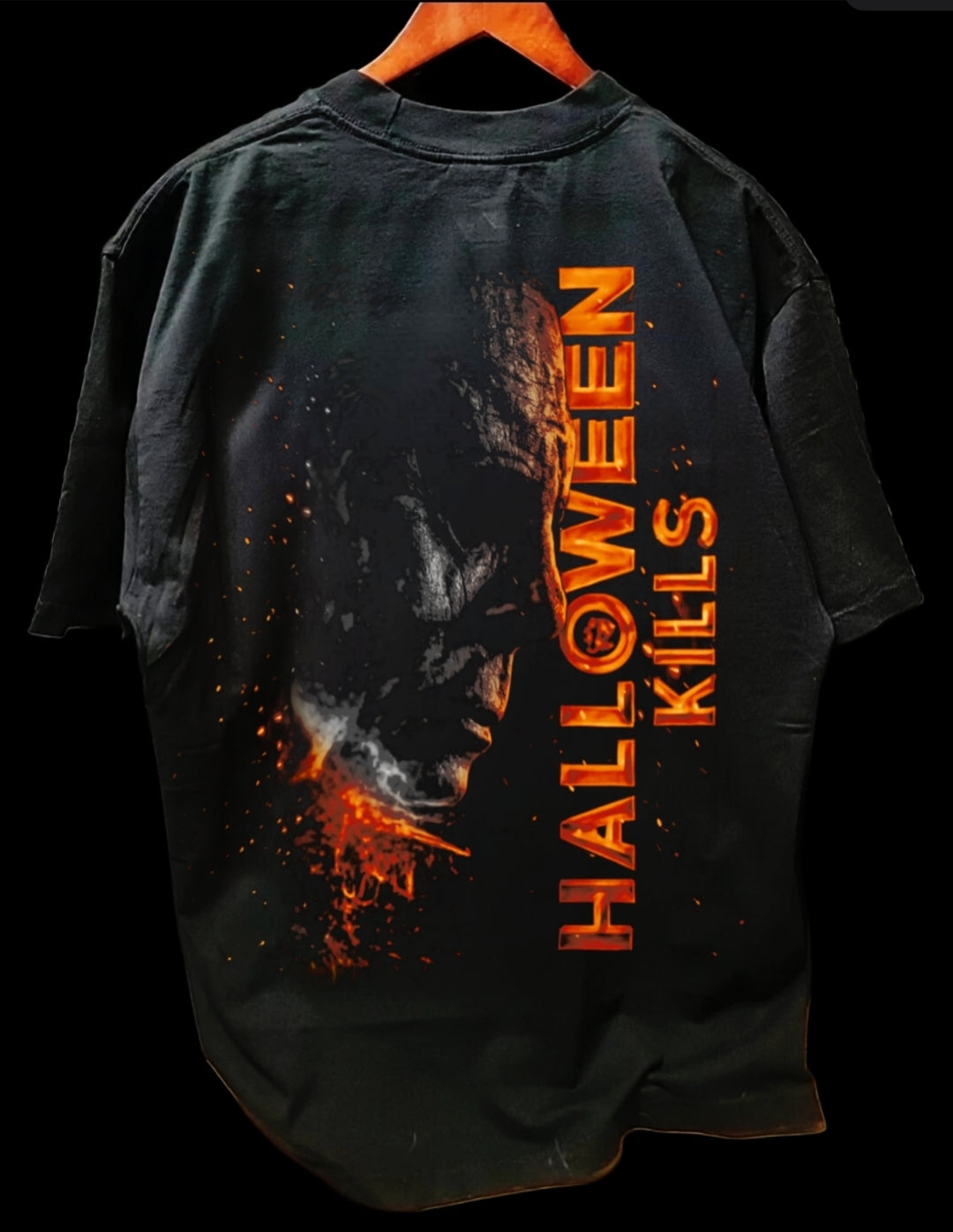 HALLOWEEN KILLS ON SHAKA HEAVYWEIGHT GARMET DYED T SHIRT "HORROR"