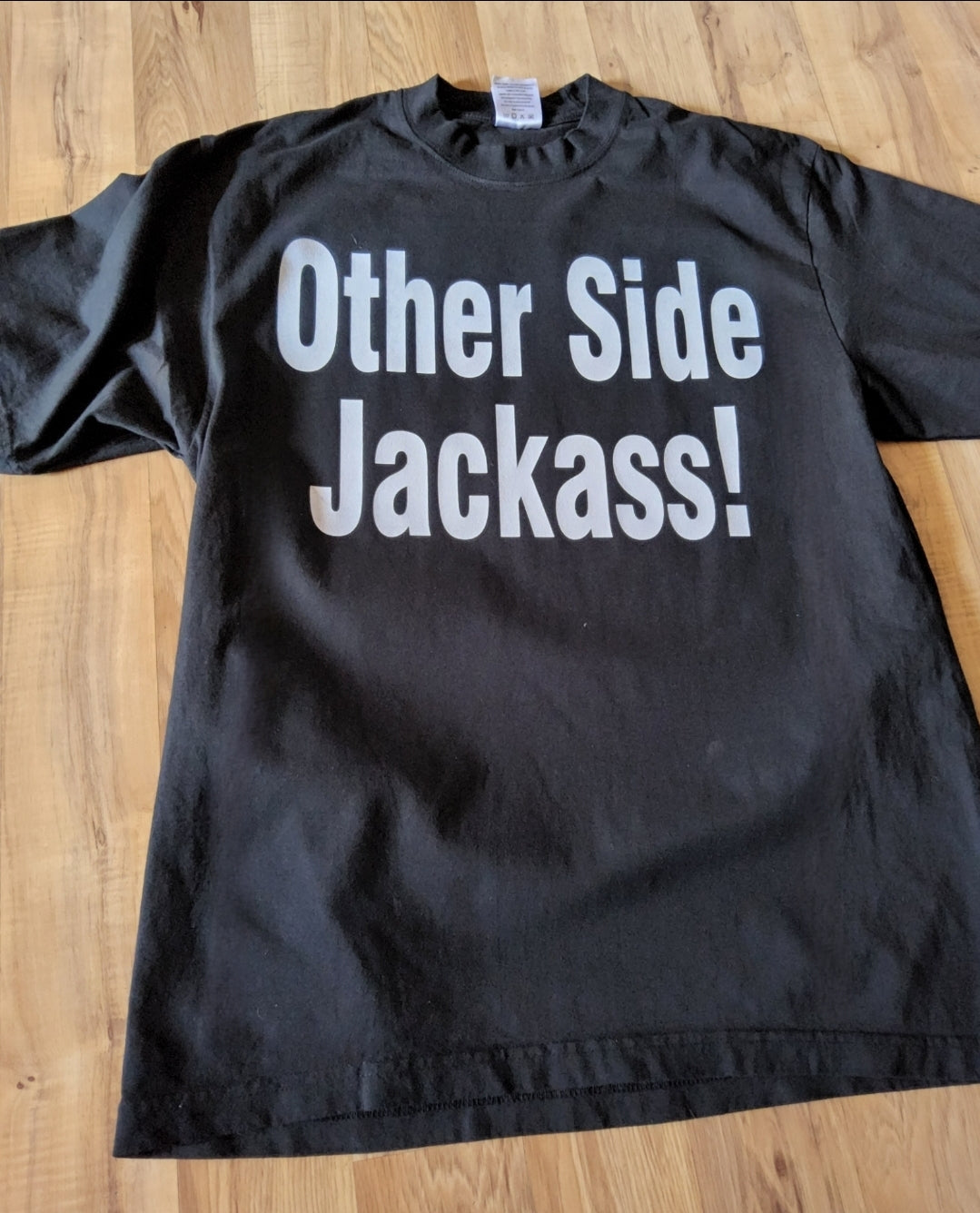 WWF STEVE AUSTIN 3:16 OTHER SIDE JACKASS!! ON SHAKA HEAVYWEIGHT GARMET DYED " WRESTLING