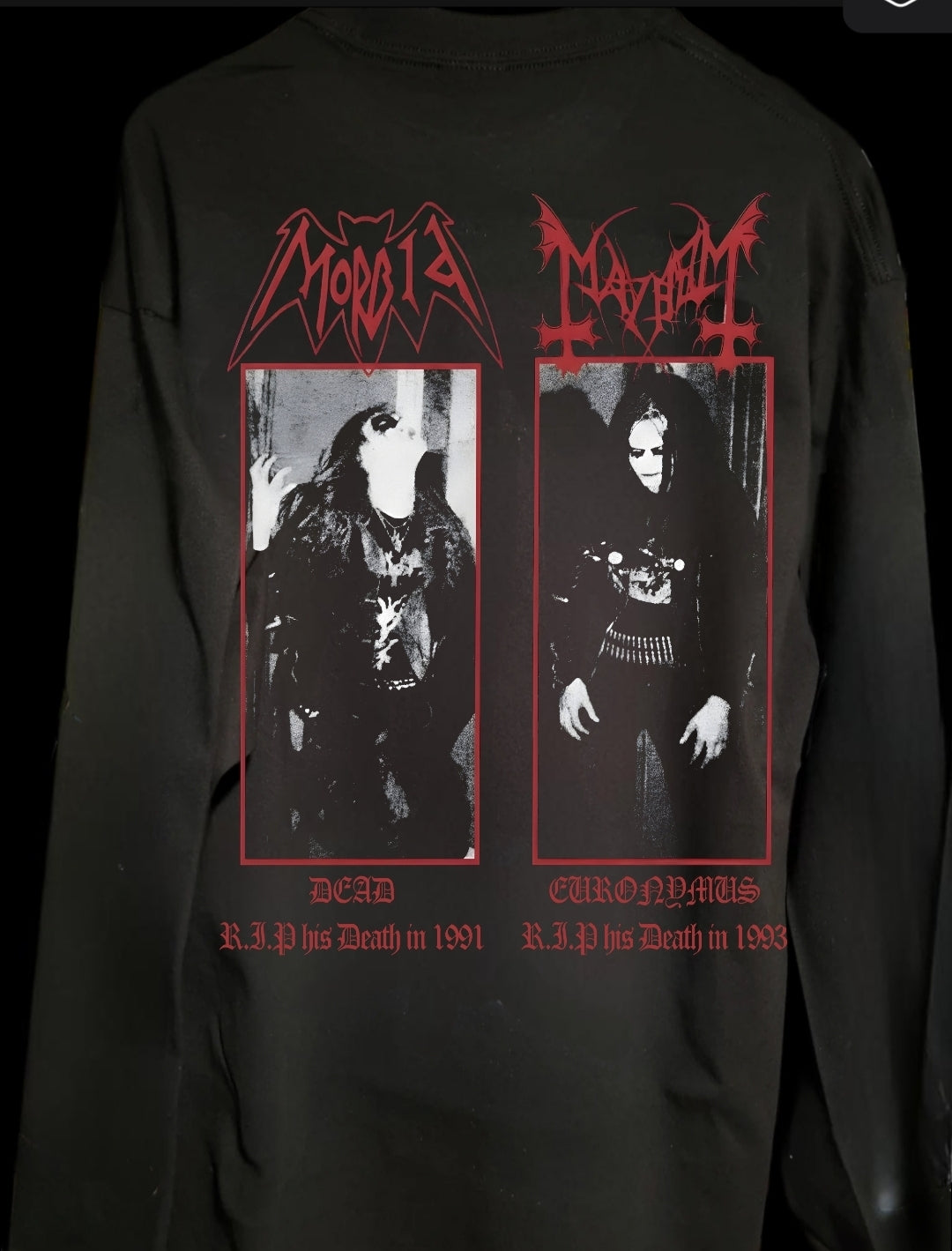 MAYHEM MORBID ON HEAVYWEIGHT SHIRT