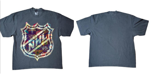 SHAKA HEAVYWEIGHT GARMET DYED SHADOW GREY "CLICK TO CUSTOMIZE" "UPLOAD IMAGES"