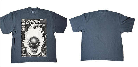 SHAKA HEAVYWEIGHT GARMET DYED SHADOW GREY "CLICK TO CUSTOMIZE" "UPLOAD IMAGES"