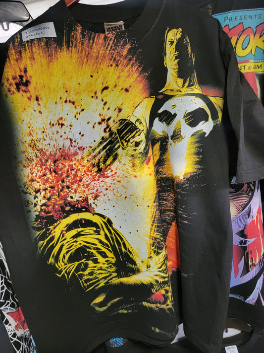 PUNISHER JUMBO PRINT ON SHAKA HEAVY GARMET DYED T