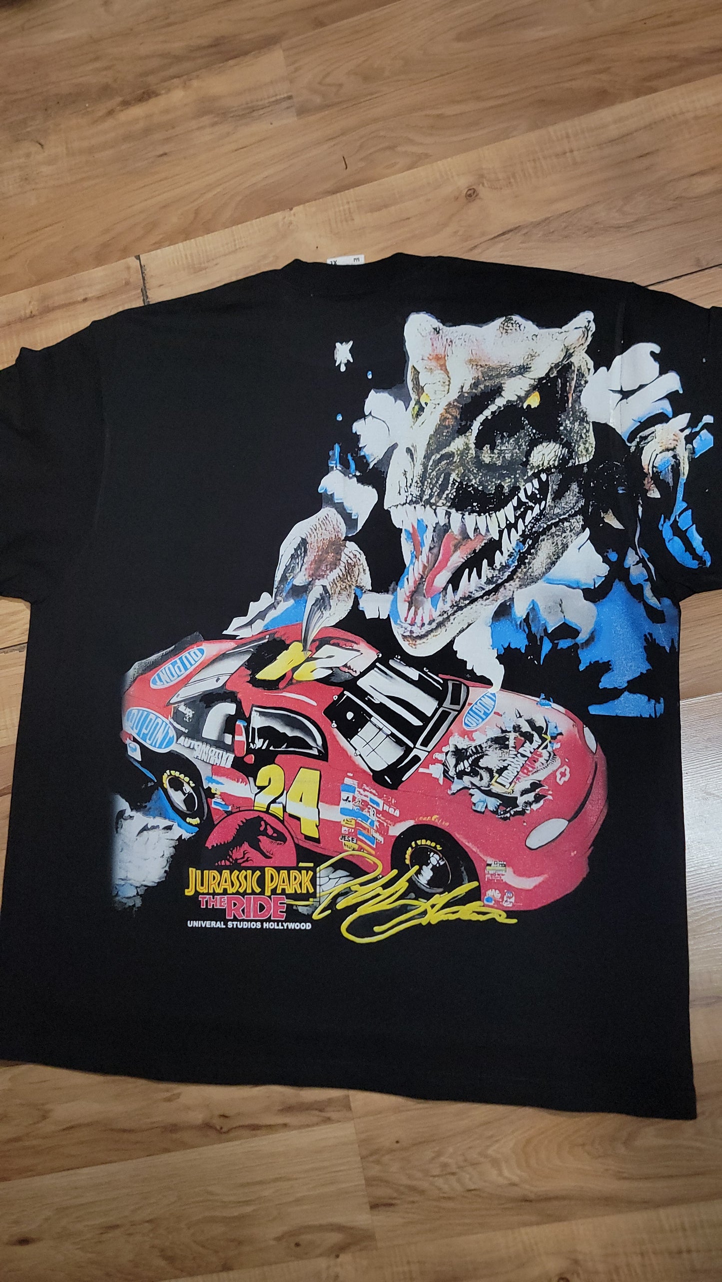 JURASSIC PARK RIDE JEFF GORDON T SHIRT