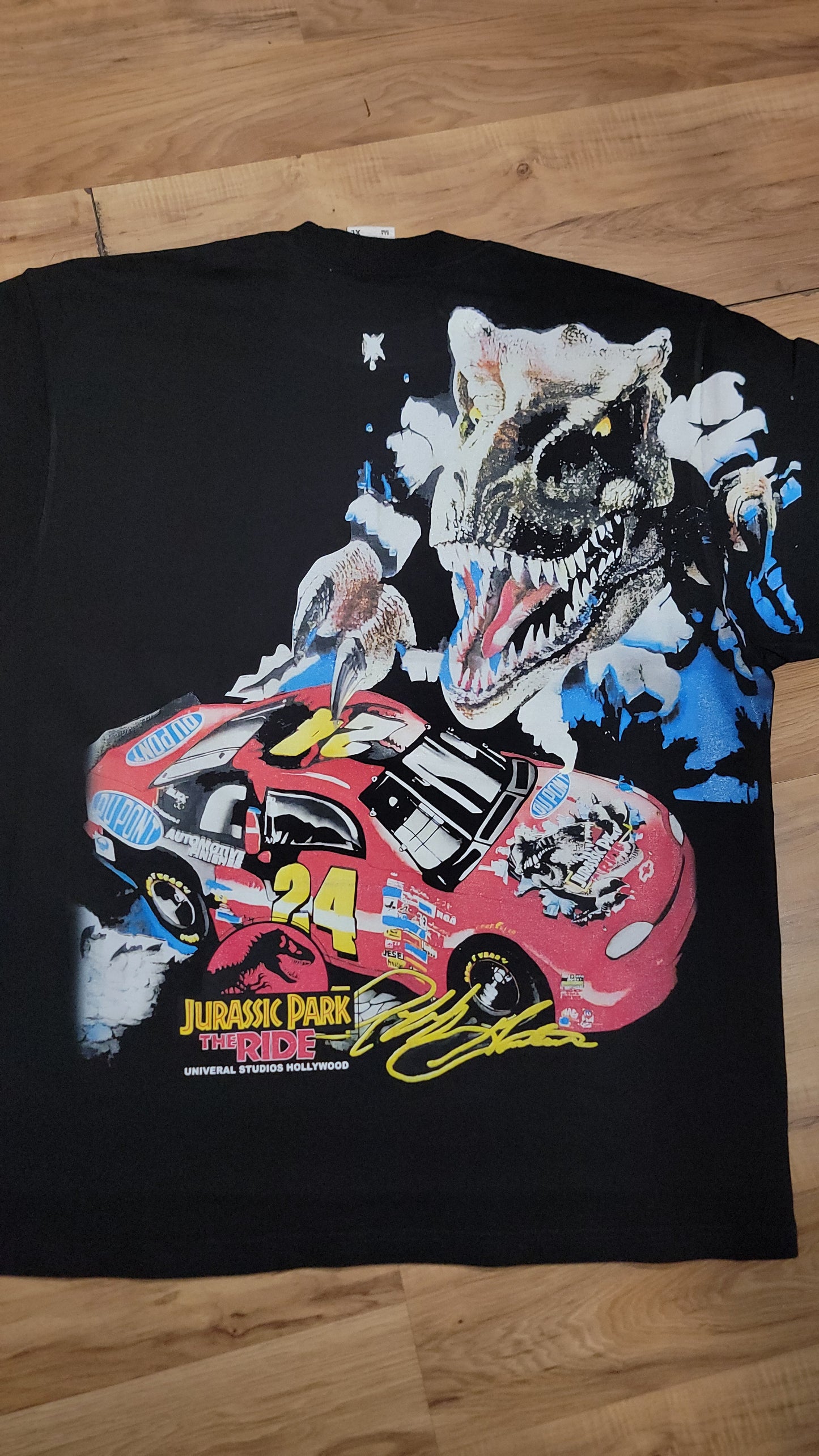 JURASSIC PARK RIDE JEFF GORDON T SHIRT