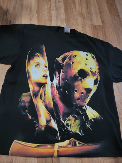 JASON T SHIRT ON SHAKA HEAVYWEIGHT GARMET DYED T SHIRT "HORROR"