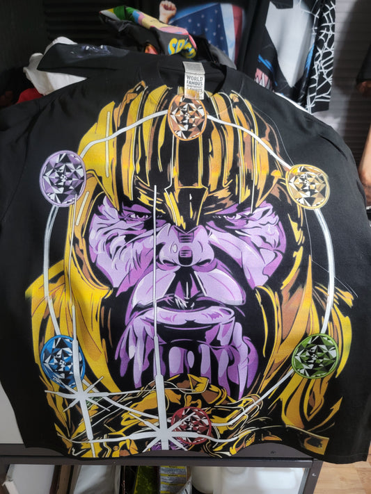 SZ 5XL THANOS ON SHAKA HEAVYWEIGHT T SHIRT