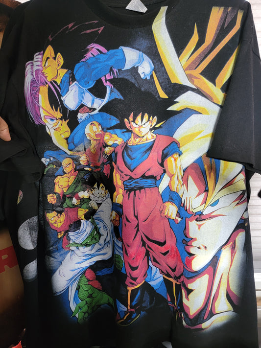 DRAGON BALL Z RETRO 90S POSTER T BIG PRINT