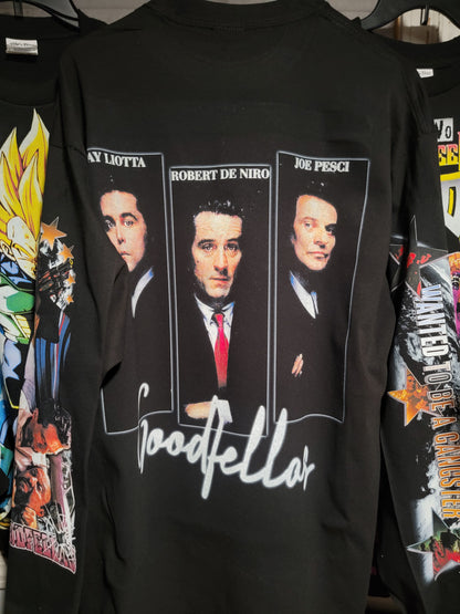 GOODFELLAS LONG SLEEVE ON SHAKA HEAVYWEIGHT T SHIRT "Movie"
