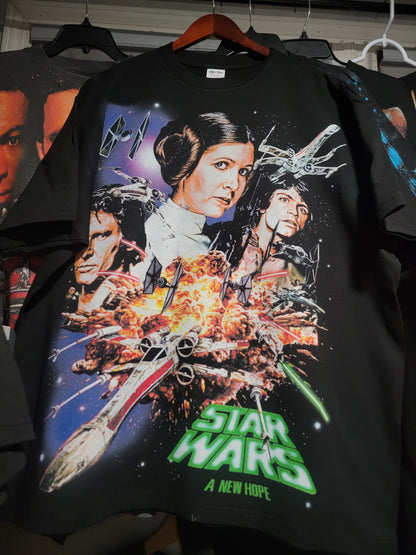 STARWARS 1997 RE-RELEASE T SHIRT ON SHAKA HEAVY " movie