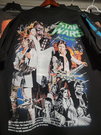 STARWARS 1997 RE-RELEASE T SHIRT ON SHAKA HEAVY " movie