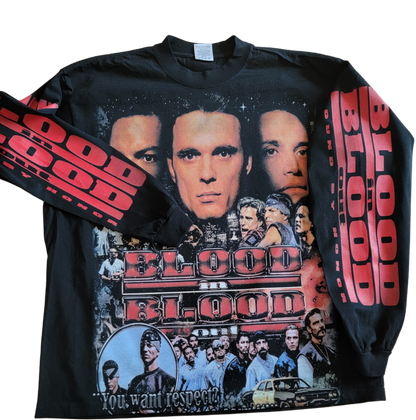 blood in blood out long sleeve on shaka garmet dyed heavyweight "movie"