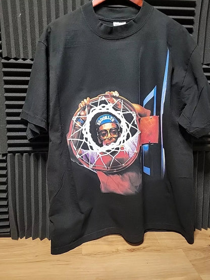 RETRO SPIKE LEE ON SHAKA SUPERMAX HEAVYWEIGHT GARMET DYED T SHIRT