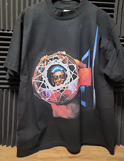 RETRO SPIKE LEE ON SHAKA SUPERMAX HEAVYWEIGHT GARMET DYED T SHIRT