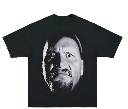 BIG FACE STONE COLD STEVE AUSTIN ON 7.5OZ GARMET DYED T "WRESTLING